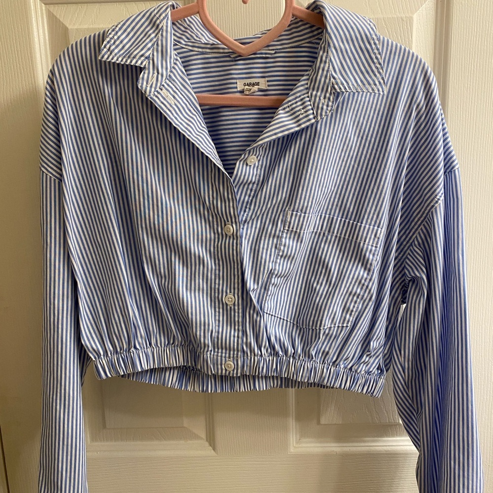 Brand: Garage, Size: Small, Color: Blue, white